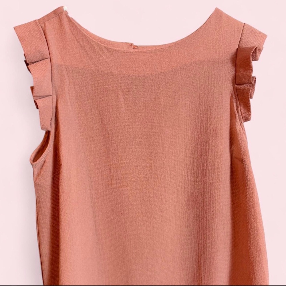 Pink Ruffle Sleeve Top - Picture 2 of 5
